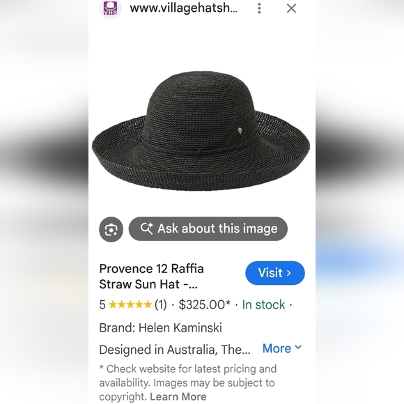 Helen Kaminski Provence 12 Bretton Hat - Picture 4 of 14